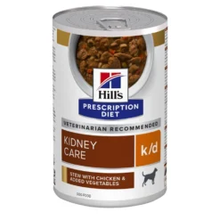 Produits populaires 7 Hill's Prescription Diet K/D Mijoté Au Poulet Et Légumes Pour Chien 12x354g