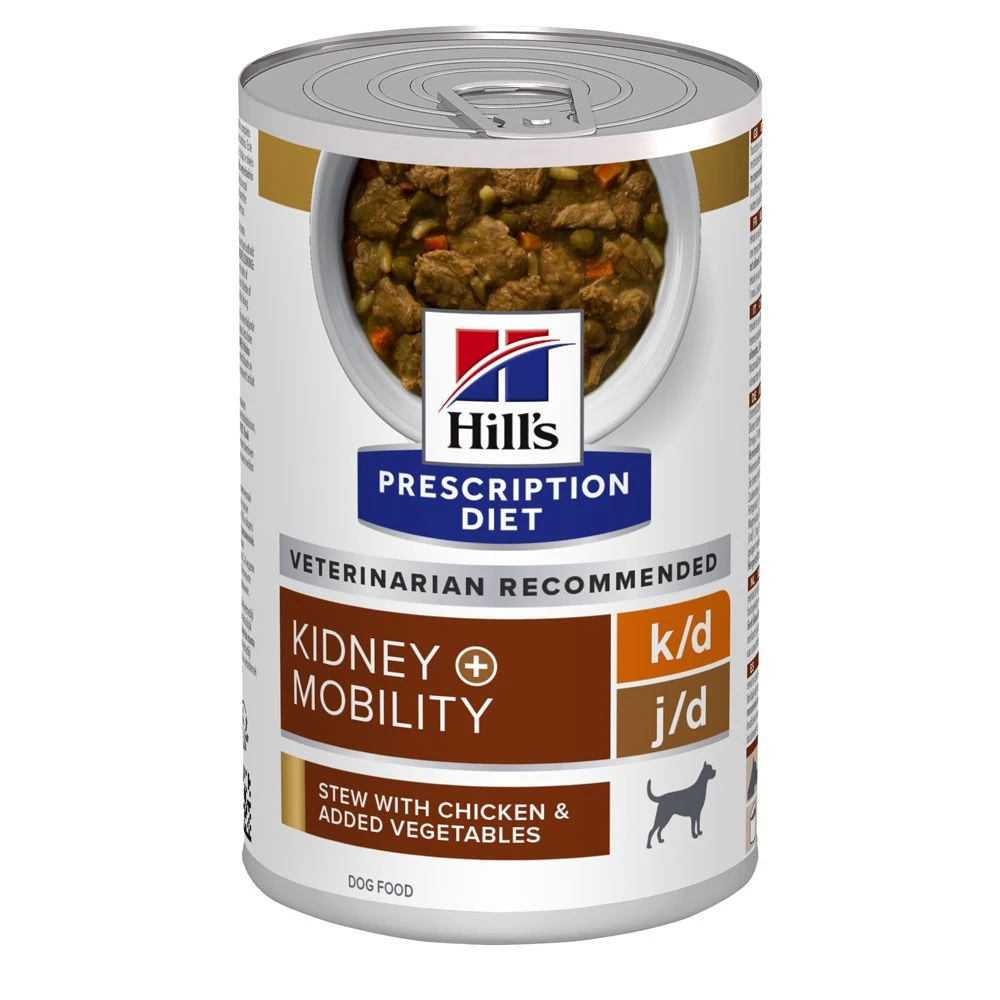 Hill's Prescription Diet K/D + Mobility Au Poulet Et Légumes Mijoté Pour Chine 12x354g 1 Hill's Prescription Diet K/D + Mobility Au Poulet Et Légumes Mijoté Pour Chine 12x354g