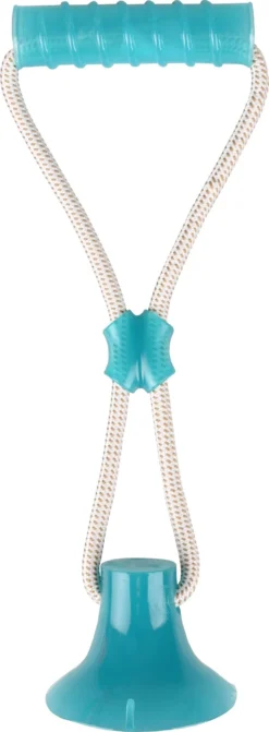 Flamingo Jouet Chien Tpr Zuki Poignée Avec Ventouse Vert