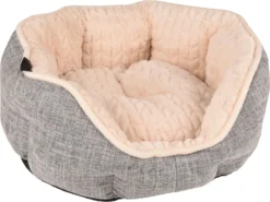 Flamingo Panier Pour Chien Zupo Octogonal Gris 45x40x15cm