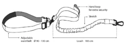 Flamingo Laisse Pour Le Jogging + Ceinture Ventrale Diran L Laisse 103cm / Ceinture 100-130cm -Magasin De Fournitures Pour Animaux Et Chiens De Qualité 4a5cacf32ce8488dc118666210270a0aee7623af4efa6ced3652eb2281a0bd09