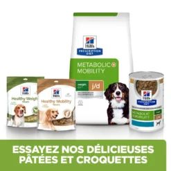 Hill's Prescription Diet Metabolic + Mobility Pour Chien Au Thon Et Au Légumes 12x354 12 Hill's Prescription Diet Metabolic + Mobility Pour Chien Au Thon Et Au Légumes 12x354 -Magasin De Fournitures Pour Animaux Et Chiens De Qualité 52742021669 5 FR