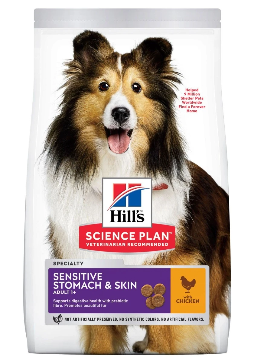 Hill's Hill’s Science Plan Adult Sensitive Stomach & Skin Poulet 14kg 2 Hill's Hill’s Science Plan Adult Sensitive Stomach & Skin Poulet 14kg – Image 2