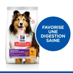 Hill's Hill’s Science Plan Adult Sensitive Stomach & Skin Poulet 14kg 12 Hill's Hill’s Science Plan Adult Sensitive Stomach & Skin Poulet 14kg -Magasin De Fournitures Pour Animaux Et Chiens De Qualité 52742026091 3 science plan sensitive stomach skin chien adulte medium croquettes poulet