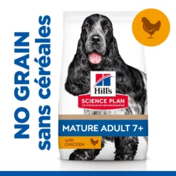 Hill's Science Plan No Grain Mature Croquettes Sans Céréales Pour Chien Âgé Au Poulet 8 Hill's Science Plan No Grain Mature Croquettes Sans Céréales Pour Chien Âgé Au Poulet -Magasin De Fournitures Pour Animaux Et Chiens De Qualité 52742037271 3 science plan chien mature medium no grain croquettes poulet