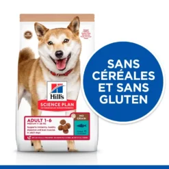 Hill's Science Plan No Grain Adult Croquettes Sans Céréales Pour Chien Adulte Au Thon - 14kg -Magasin De Fournitures Pour Animaux Et Chiens De Qualité 52742037509 3 science plan chien adult medium no grain croquettes thon