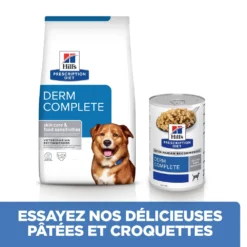 Hill's Prescription Diet Derm Complete Boîtes Pour Chien - 12 X 370g 12 Hill's Prescription Diet Derm Complete Boîtes Pour Chien - 12 X 370g -Magasin De Fournitures Pour Animaux Et Chiens De Qualité 52742038865 5 FR