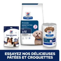 Hill's Prescription Diet Z/D Mini Food Sensitivities 1Kg -Magasin De Fournitures Pour Animaux Et Chiens De Qualité 52742040622 5 FR