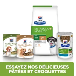 Hill's Prescription Diet J/D Metabolic + Mobility Mini Croquettes Pour Petit Chien Au Poulet - 6Kg -Magasin De Fournitures Pour Animaux Et Chiens De Qualité 52742045269 5 FR