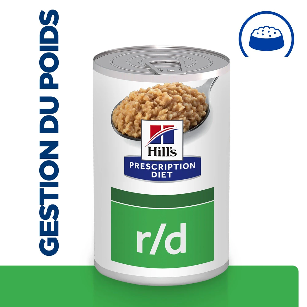 Hill's Prescription Diet R/D Pour Chien 12x350g 2 Hill's Prescription Diet R/D Pour Chien 12x350g – Image 2
