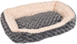 Flamingo Panier Cuddly Rectangulaire Gris 65x45x15cm