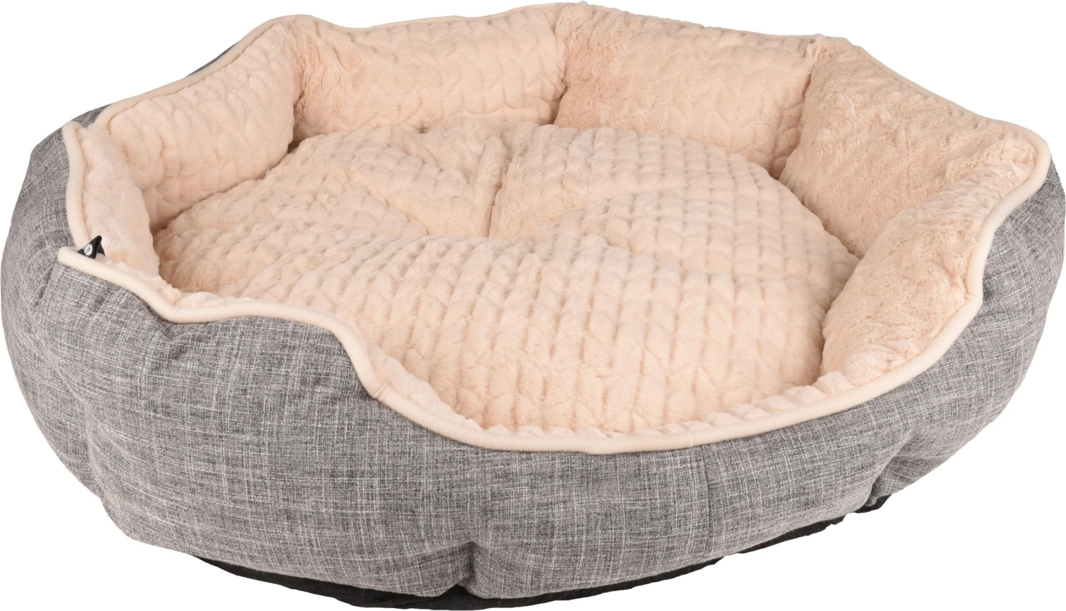 Flamingo Panier Pour Chien Zupo Octogonal Gris 75x65x18cm 1 Flamingo Panier Pour Chien Zupo Octogonal Gris 75x65x18cm