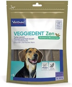 Virbac Veggiedent Zen Lamelles Pour Chien 10-30kg M 350G