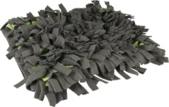 Flamingo Tapis à Renifler Amigo Rectangulaire + Fermeture Eclair Gris/vert 40x50cm