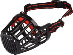 Flamingo Muselière Silas M Noir 28cm 36-47cm