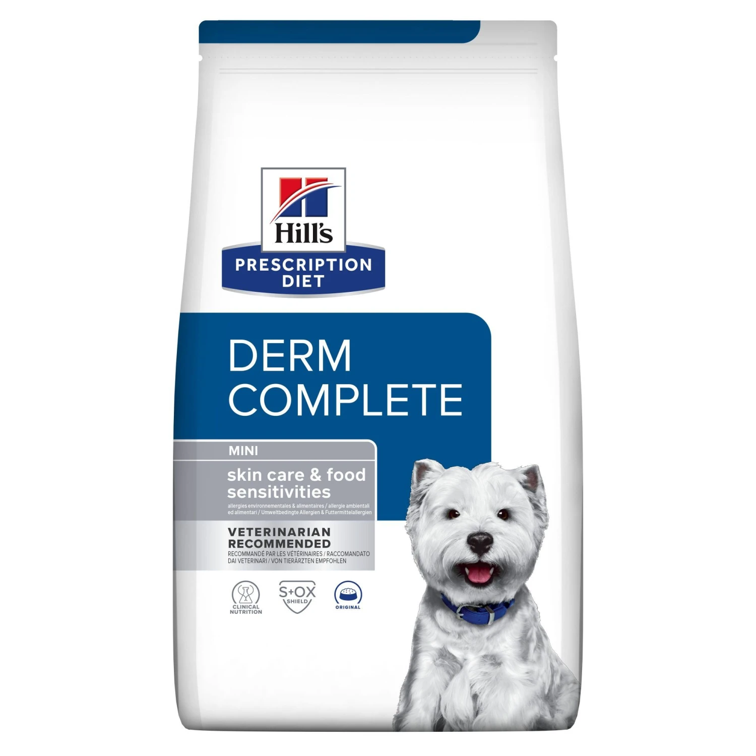 Hill's Prescription Diet Derm Complete Mini Croquettes Pour Petit Chien - 1 Kg 1 Hill's Prescription Diet Derm Complete Mini Croquettes Pour Petit Chien - 1 Kg