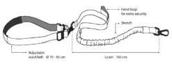 Flamingo Laisse Pour Le Jogging + Ceinture Ventrale Diran S Laisse 103cm / Ceinture 70-90cm -Magasin De Fournitures Pour Animaux Et Chiens De Qualité 93bb6688cb8ddf8ffec88766c8a64a78c35c40237cd7f80c00b8194e8bf22f6b