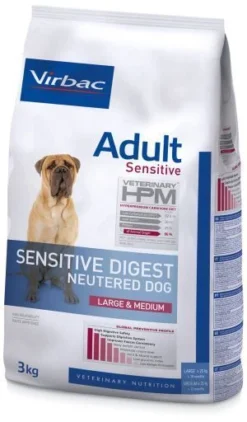 Virbac HPM Adult Sensitive Digest Neut Large & Medium Pour Chien 12kg