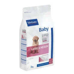 Virbac Veterinary Hpm Baby Large & Medium Pour Chien 3kg -Magasin De Fournitures Pour Animaux Et Chiens De Qualité HPM Chien Baby Large Medium 3Kg 2 FR