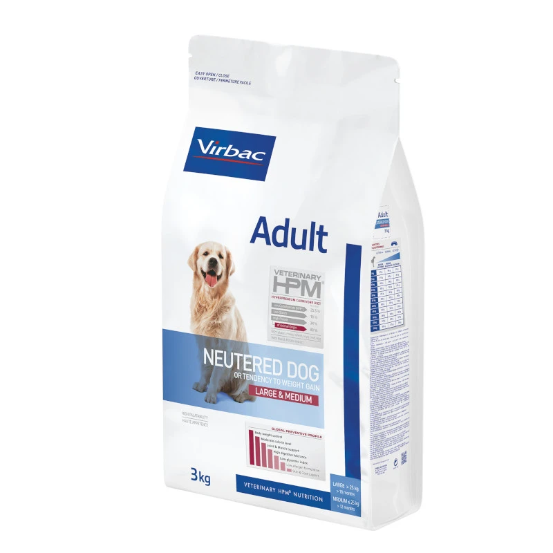Virbac Veterinary Hpm Adult Neutered Large & Medium Pour Chien 3kg 2 Virbac Veterinary Hpm Adult Neutered Large & Medium Pour Chien 3kg – Image 2