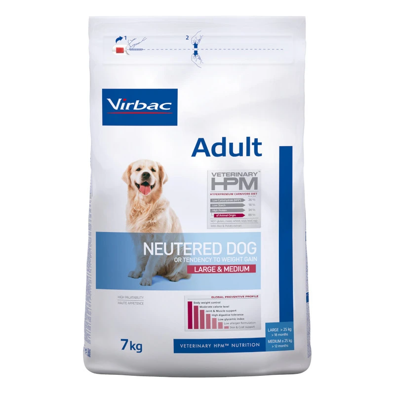 Virbac Veterinary Hpm Adult Neutered Large & Medium Pour Chien 3kg 5 Virbac Veterinary Hpm Adult Neutered Large & Medium Pour Chien 3kg – Image 5