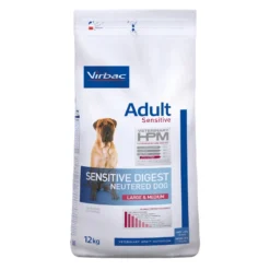 Virbac HPM Adult Sensitive Digest Neut Large & Medium Pour Chien 3kg -Magasin De Fournitures Pour Animaux Et Chiens De Qualité HPM Neutered Chien Sensi Digest Adult LM 12Kg 4 FR