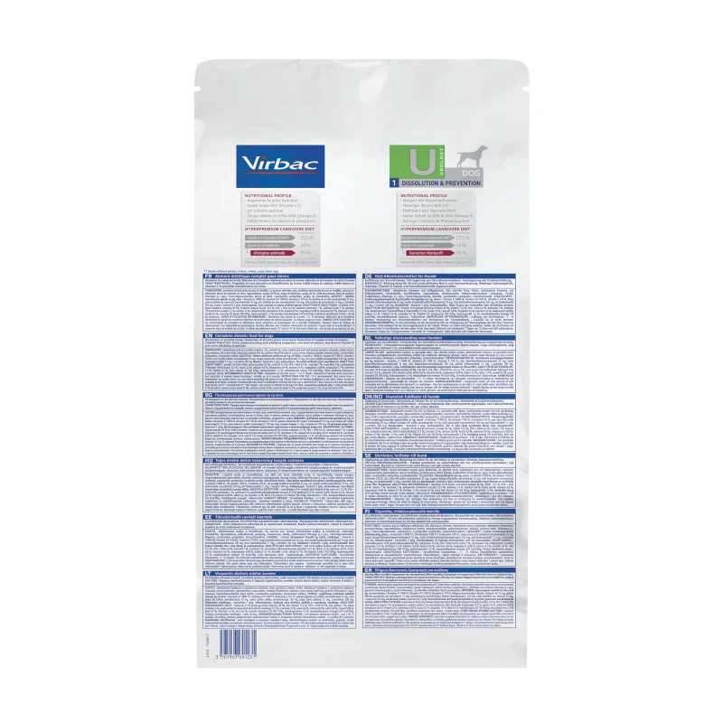 Virbac HPM Urology Struvite Diss & Prevention U1 Pour Chien 3kg 4 Virbac HPM Urology Struvite Diss & Prevention U1 Pour Chien 3kg – Image 4