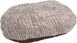 Flamingo Coussin Snoozzy Ovale Fermeture Eclair Brun 100x76x10cm