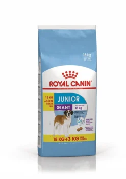 Royal Canin Giant Junior Pour Chiot 15kg + 3kg Gratuit