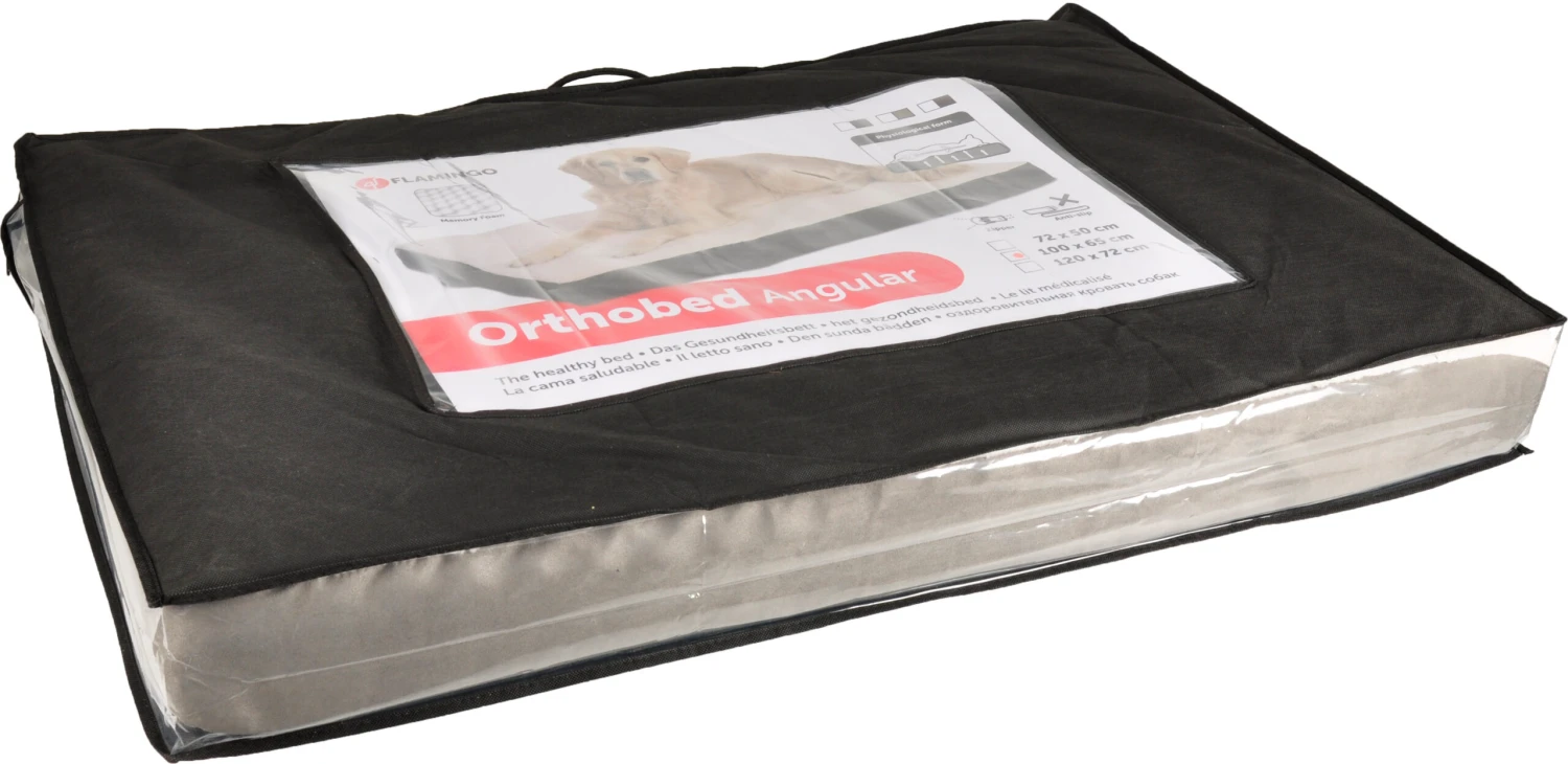 Flamingo Coussin Ortho Rect.gris 100x65x12 2 Flamingo Coussin Ortho Rect.gris 100x65x12 – Image 2