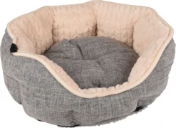 Flamingo Panier Pour Chien Zupo Octogonal Gris 45x40x15cm -Magasin De Fournitures Pour Animaux Et Chiens De Qualité c80dc71a52f359a1d6ffa8f951e9a85faa6632c67fa18ec840687921fbb15ab6