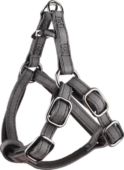 Flamingo Harnais Step&go Delu Noir 30-35cm 10mm