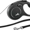 Laisse Flexi New Classic Cordon M/5m Noir
