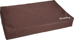 Flamingo Coussin Dreambay Rectangulaire+fermeture Eclair+rebord Brun 100x65x16cm